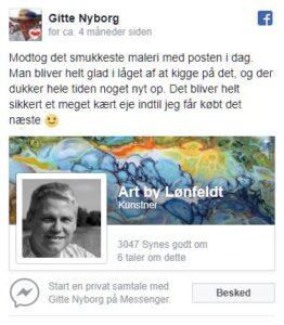 Facebook review Gitte Nyborg