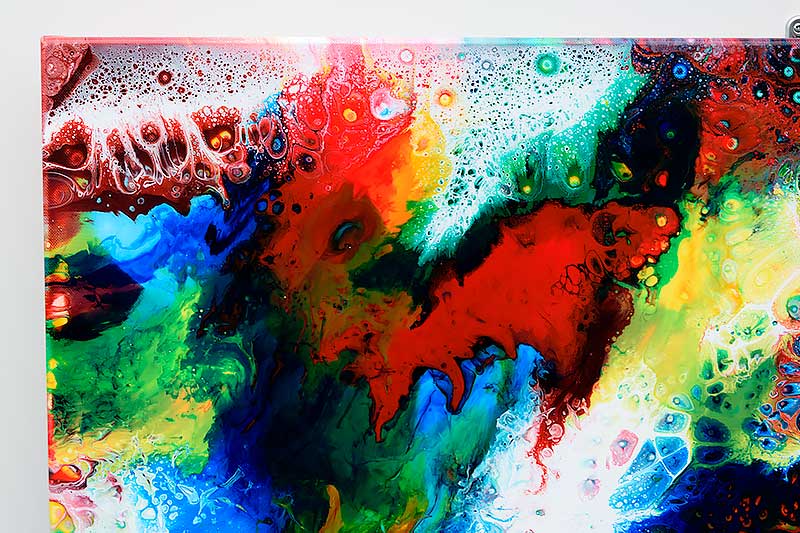 Maleri til stuen flotte farver - Brilliance III