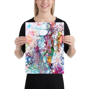 Lille kunstplakat der er en god til små vægge og billedvægge i hjemmet - Prime IV 30x40 cm