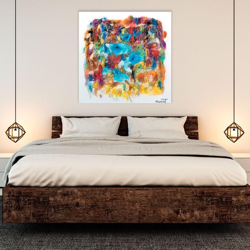 Flotte billeder til soveværelset - Nature Colors II 100x100 cm