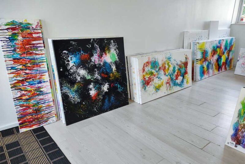 Mit galleri indeholder alle store malerier jeg har lavet