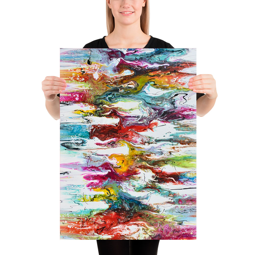 Kunstplakat farverig Alloy I 50x70 cm