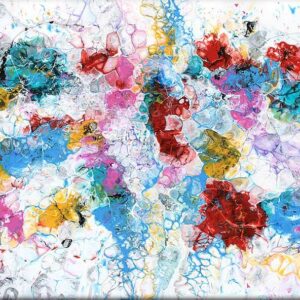 Unbound III – abstrakt kunst på lærred
