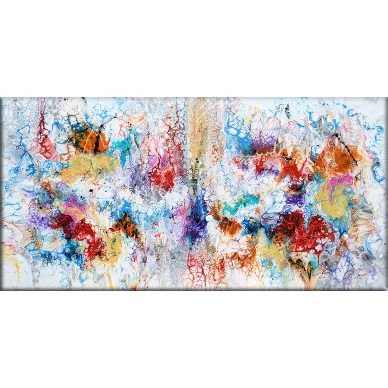 Abstrakt kunstmaleri Unbound IV 70x140 cm