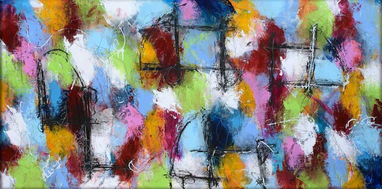 Haze I &ndash; akryl maleri