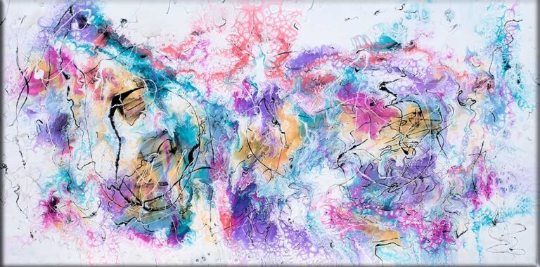 Transparency III &ndash; akrylmaleri moderne