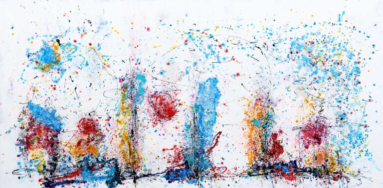 Eruption I &ndash; moderne stort maleri