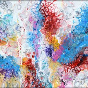 Unbound II – moderne akrylmaleri