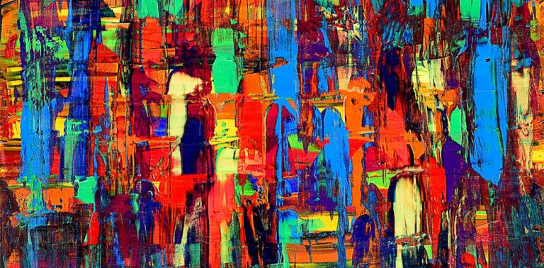 Canvas billede Fireflies I