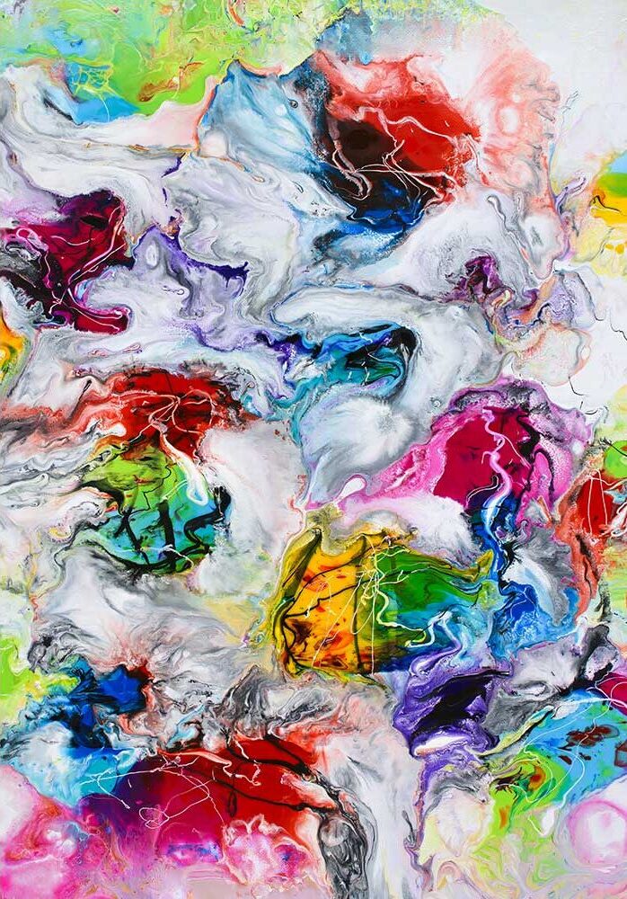 Plakat abstrakt kunst Mindful I