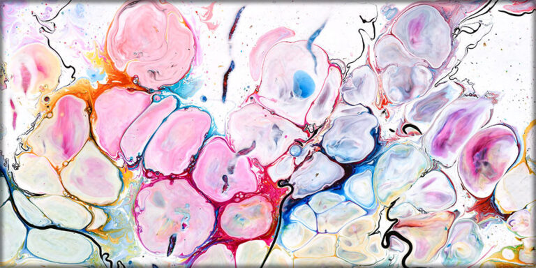 Billede p&aring; canvas abstrakt Moments IV