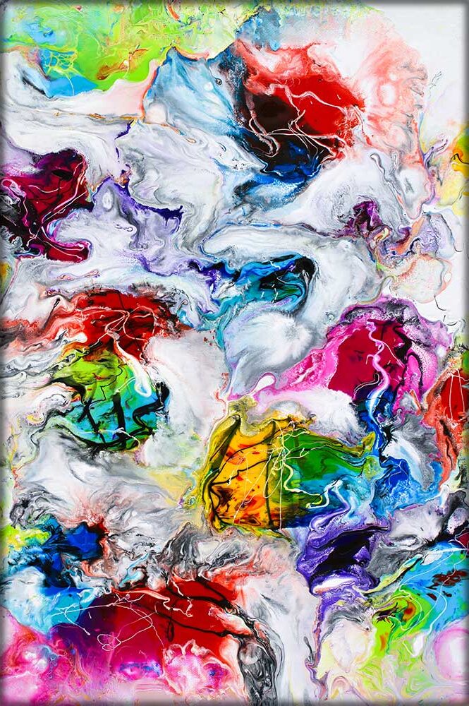 Canvas billede abstrakt Mindful II