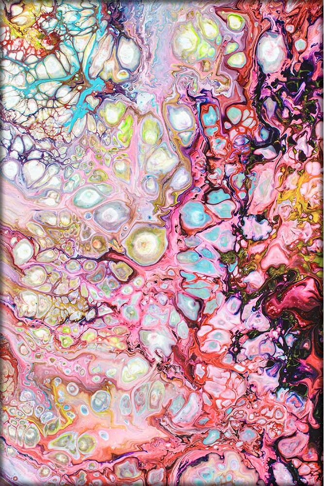 L&aelig;rredsbillede i pink farver Passion III