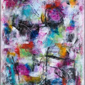 Chaos I – stort moderne kunst maleri Chaos I