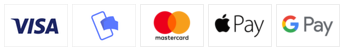 Betaling med Mobilepay VISA Mastercard Apple Pay Google