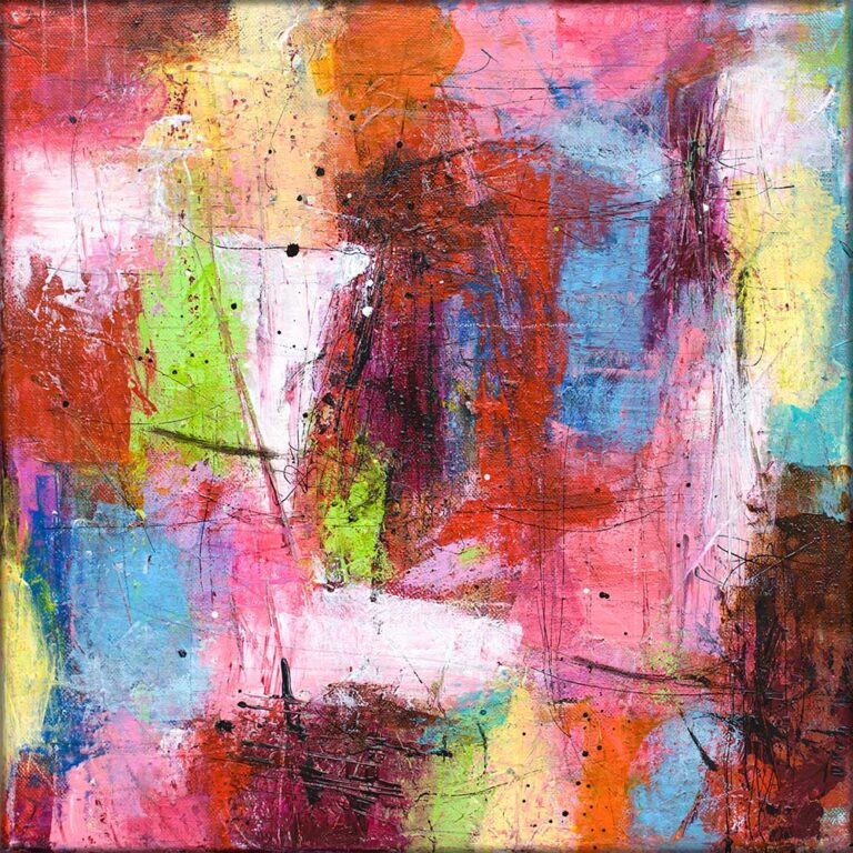 Lille akrylmaleri Eclectic III