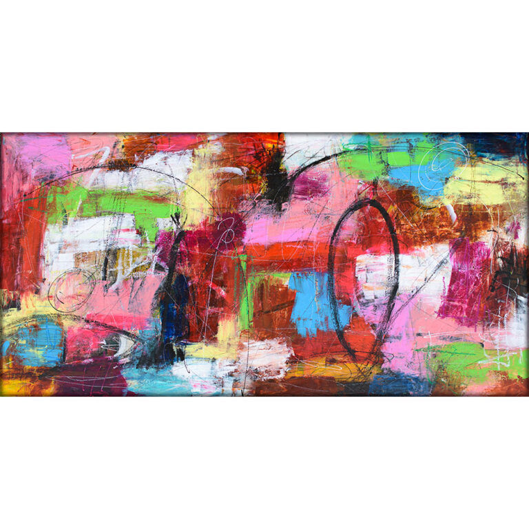 Farverigt kunst maleri Passion II