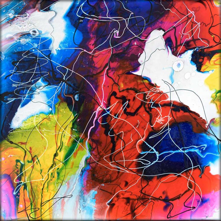 Lille billede med kunst Streams I