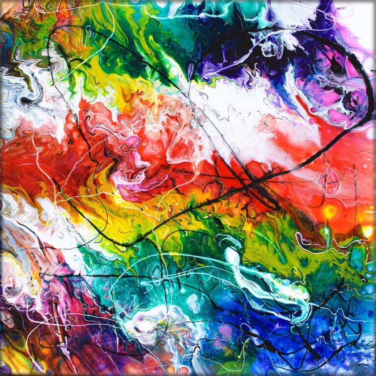 Lille kunst maleri Colorize II