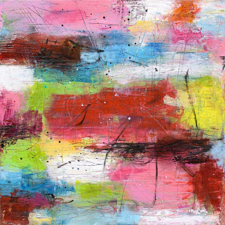 Plakat abstrakt farverig Eclectic II