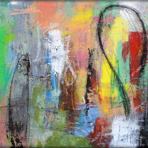 Traces I – maleri til stuen