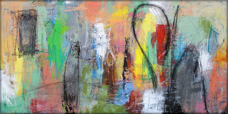 Traces I &ndash; maleri til stuen