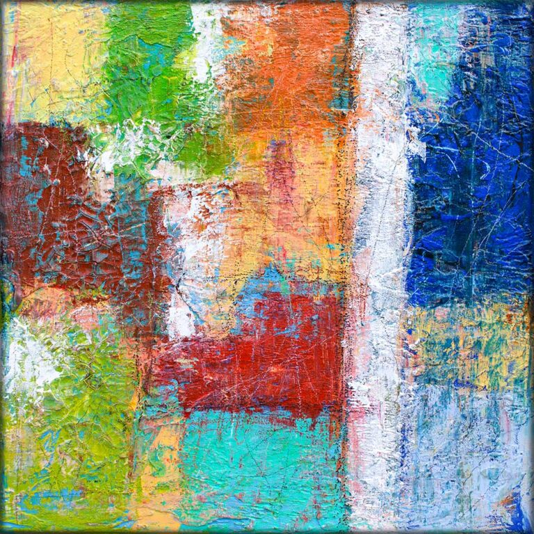 Unikt kunstmaleri Rough II