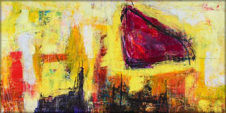 Alloy VIII &ndash; gult maleri i flotte farver