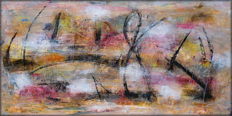 Stort l&aelig;rredsprint Dust I