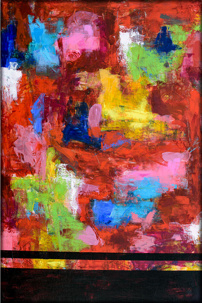 Kunsttryk p&aring; l&aelig;rred Intuition IV