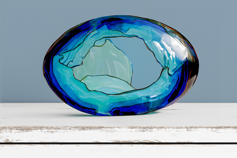 Indret dit hjem med moderne glaskunst