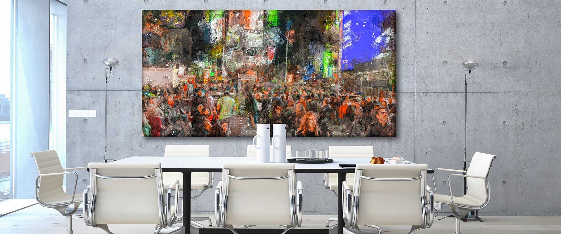 Flot kunst i virksomheder er god branding overfor kunderne