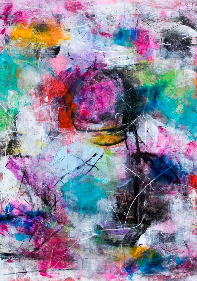 Chaos II - moderne kunstplakat