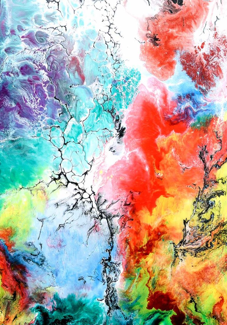 Farverig plakat - Altitude III