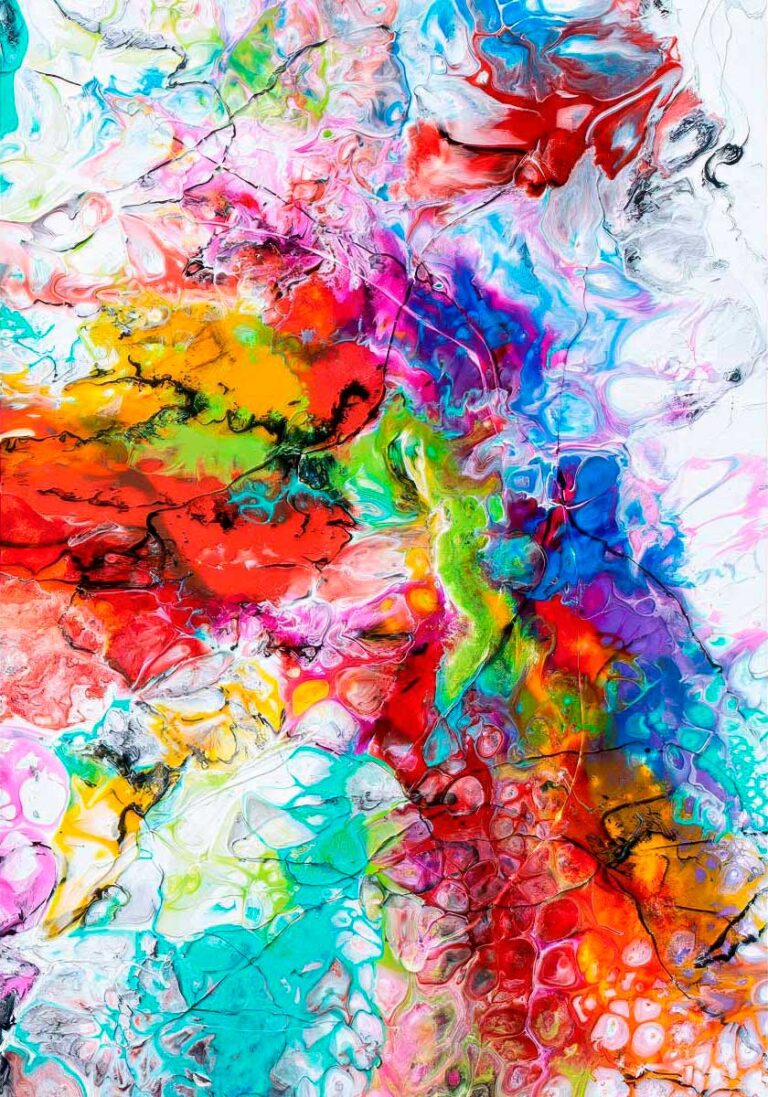 Fusion IX - plakat farverig