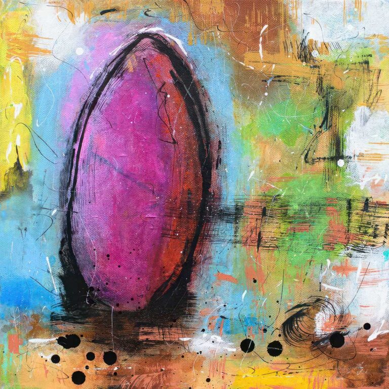 Heat I - unik abstrakt plakat