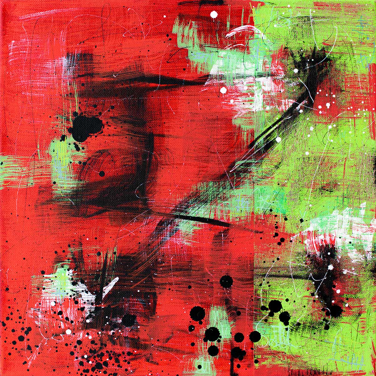 Kuraterede malerier fra Art by Lønfeldt med tydelig komposition og farvedybde