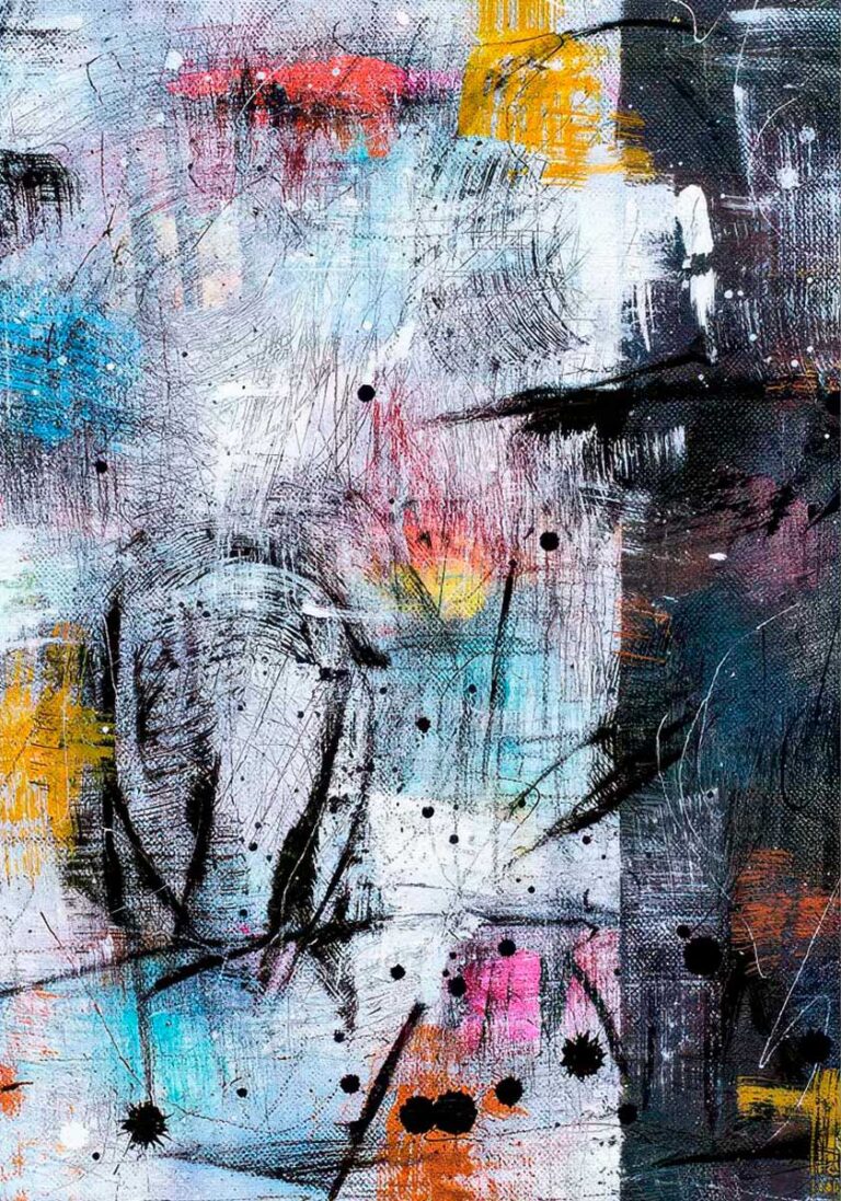 Restless II - moderne kunst plakat