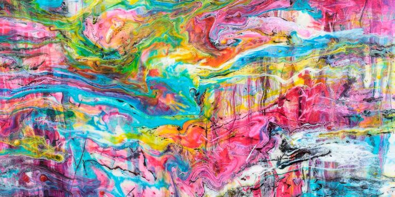 Shades IX - stor plakat abstrakt