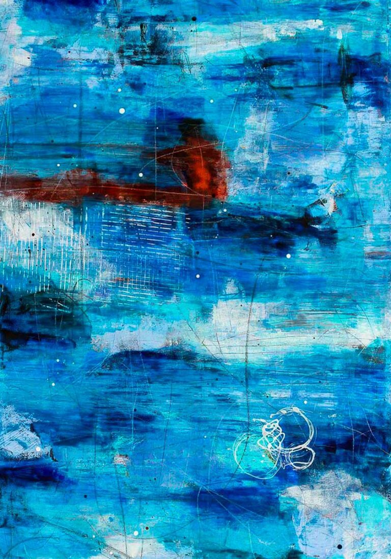 Tides VII - bl&aring; plakat