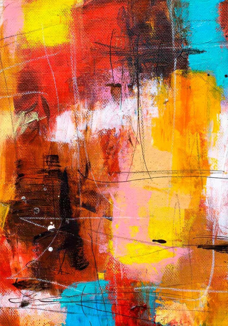 Wide III - abstrakt kunstplakat