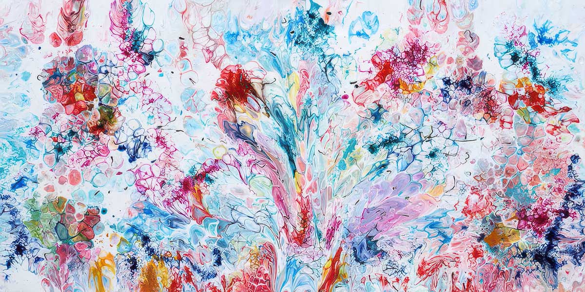 Detalje af kunstnerlærred og blindramme i høj kvalitet