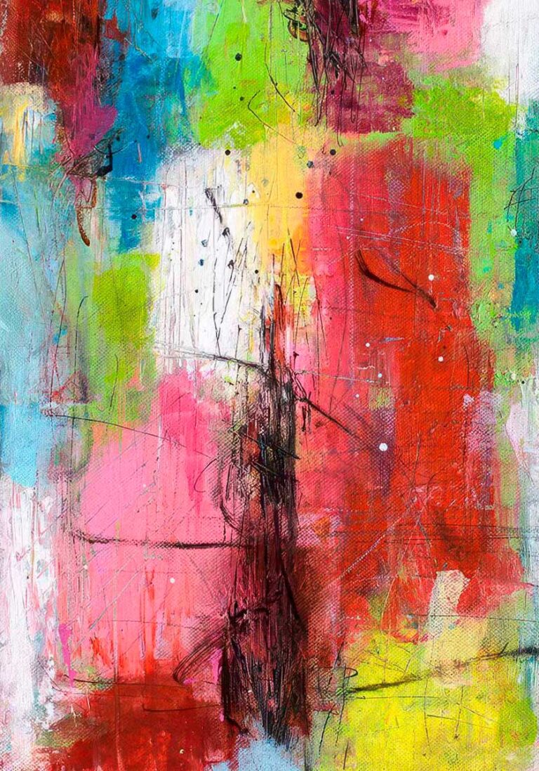 Eclectic III - plakat abstrakt farverig