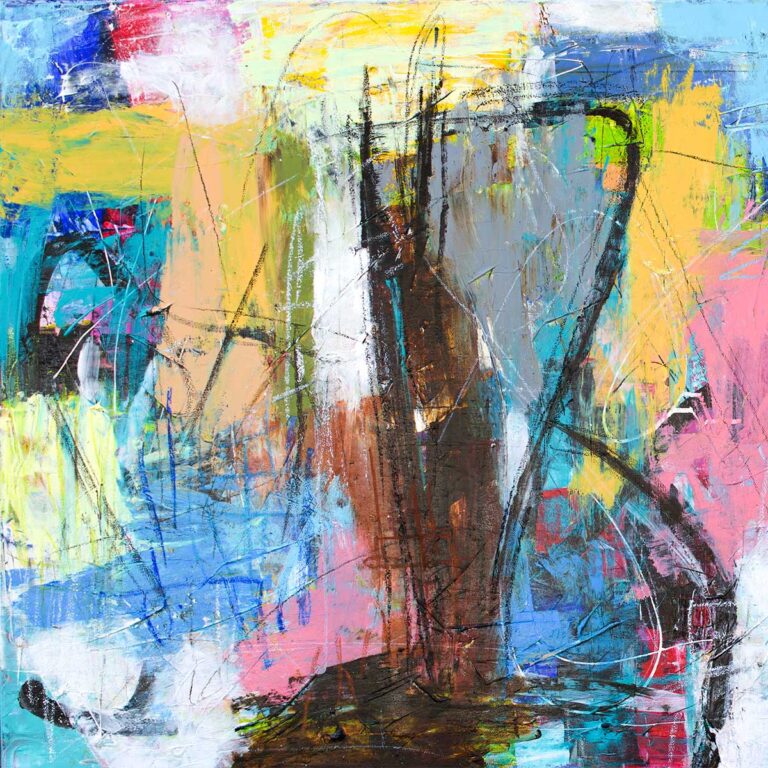 Elan IV - abstrakt kunstplakat