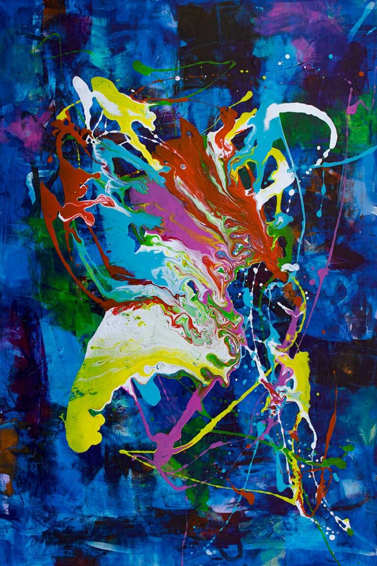 Soul III - bl&aring; stor plakat