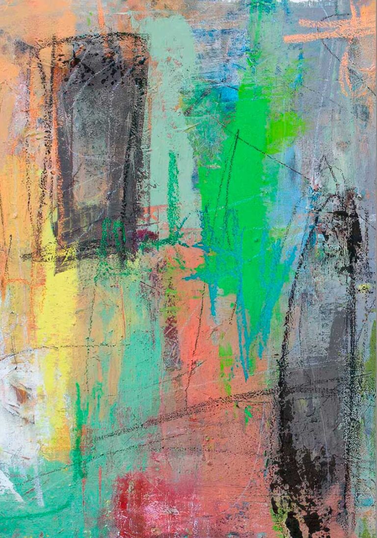 Traces III - plakat med kunst