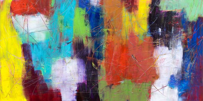 Enfold V - plakat kunst farverig