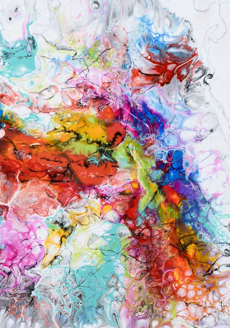 Fusion IX - plakat farverig