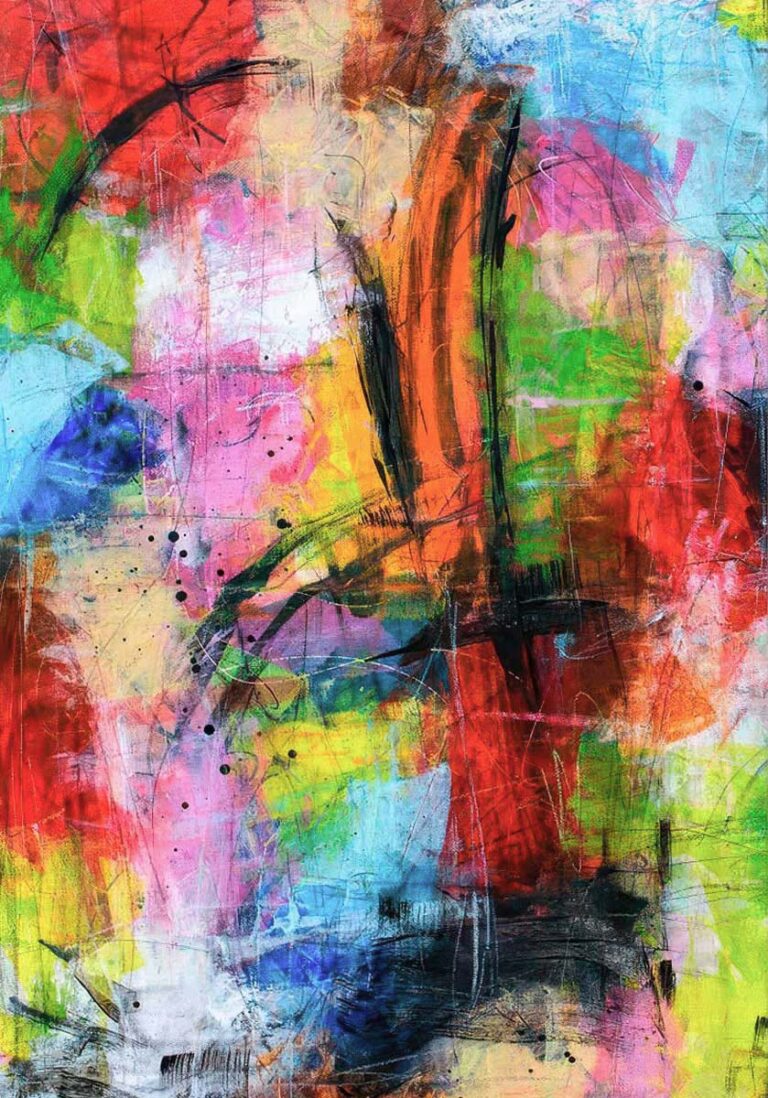 Jungle II - stor abstrakt plakat