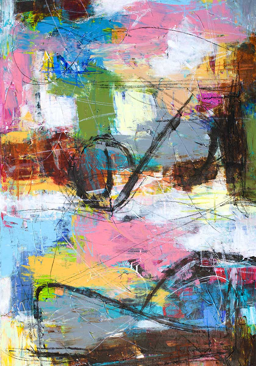 Store plakater og kæmpe plakater til væggen med farver, dybde og stærkt visuelt fokus i store formater